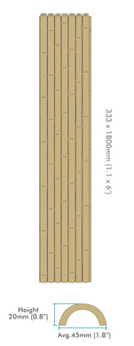 Artificial Bamboo panels