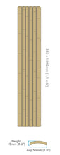 Artificial Bamboo panels